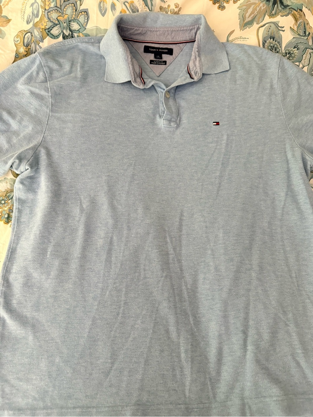 Tommy Hilfiger Men’s Light Blue Classic Polo Shirt